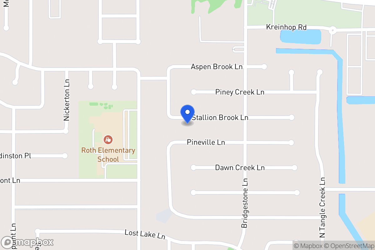 Map of 4515 Stallion Brook Ln, Spring