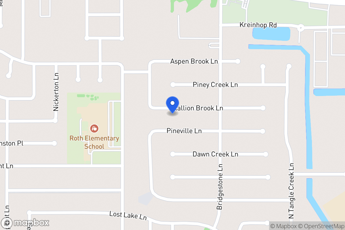 Map of 4511 Stallion Brook Ln, Spring