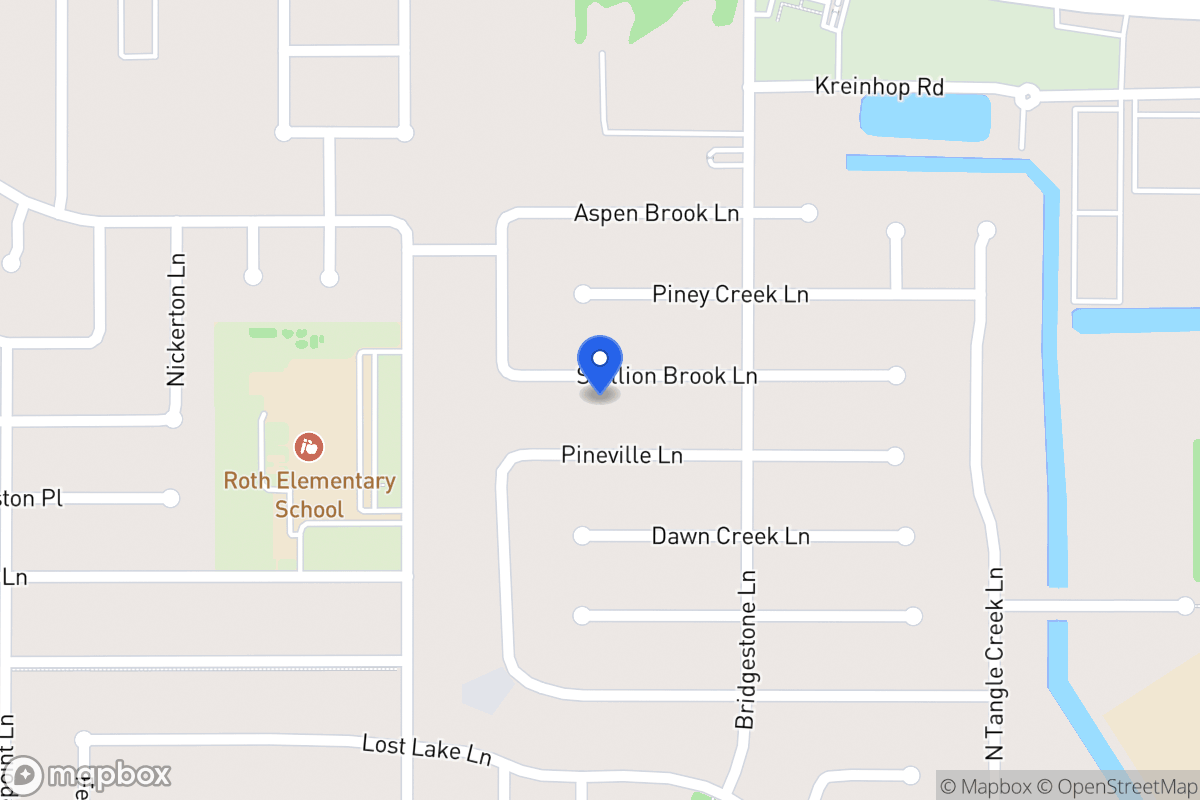 Map of 4507 Stallion Brook Ln, Spring