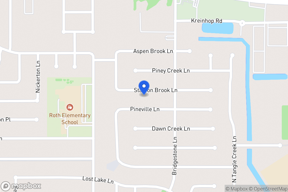 Map of 4503 Stallion Brook Ln, Spring