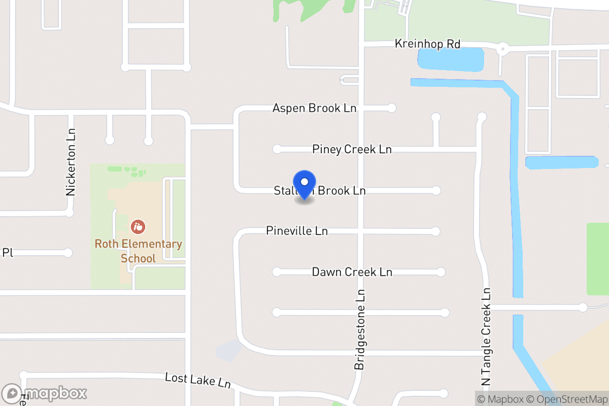 Map of 4423 Stallion Brook Ln, Spring