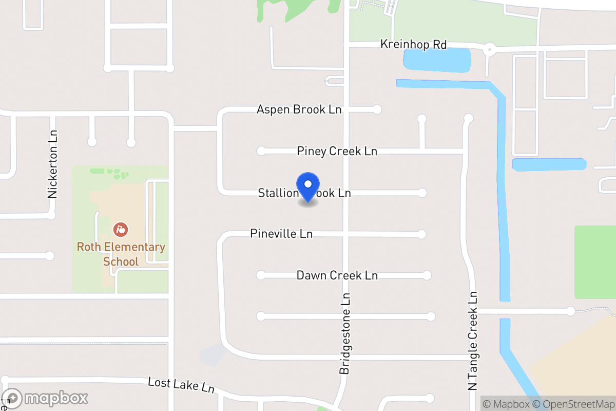 Map of 4415 Stallion Brook Ln, Spring