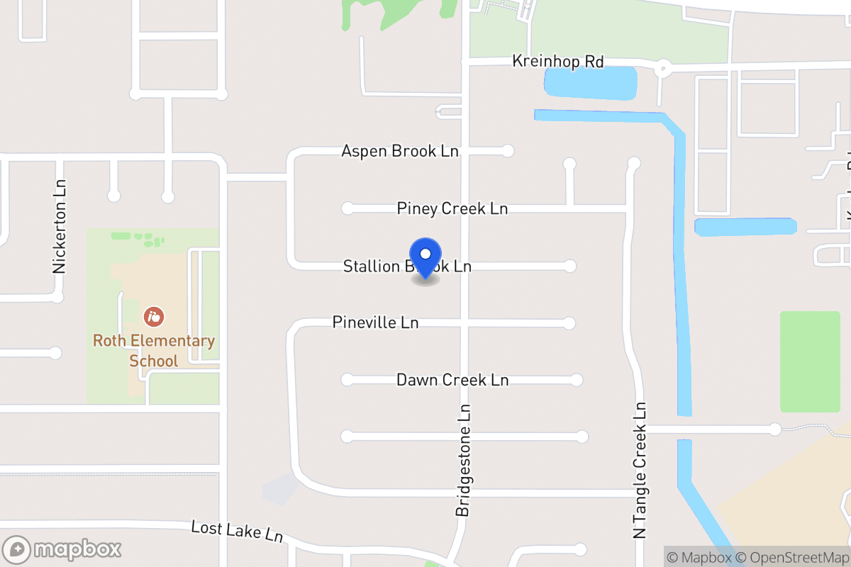 Map of 4411 Stallion Brook Ln, Spring