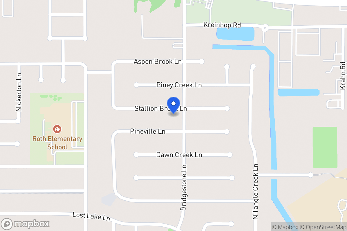 Map of 4407 Stallion Brook Ln, Spring