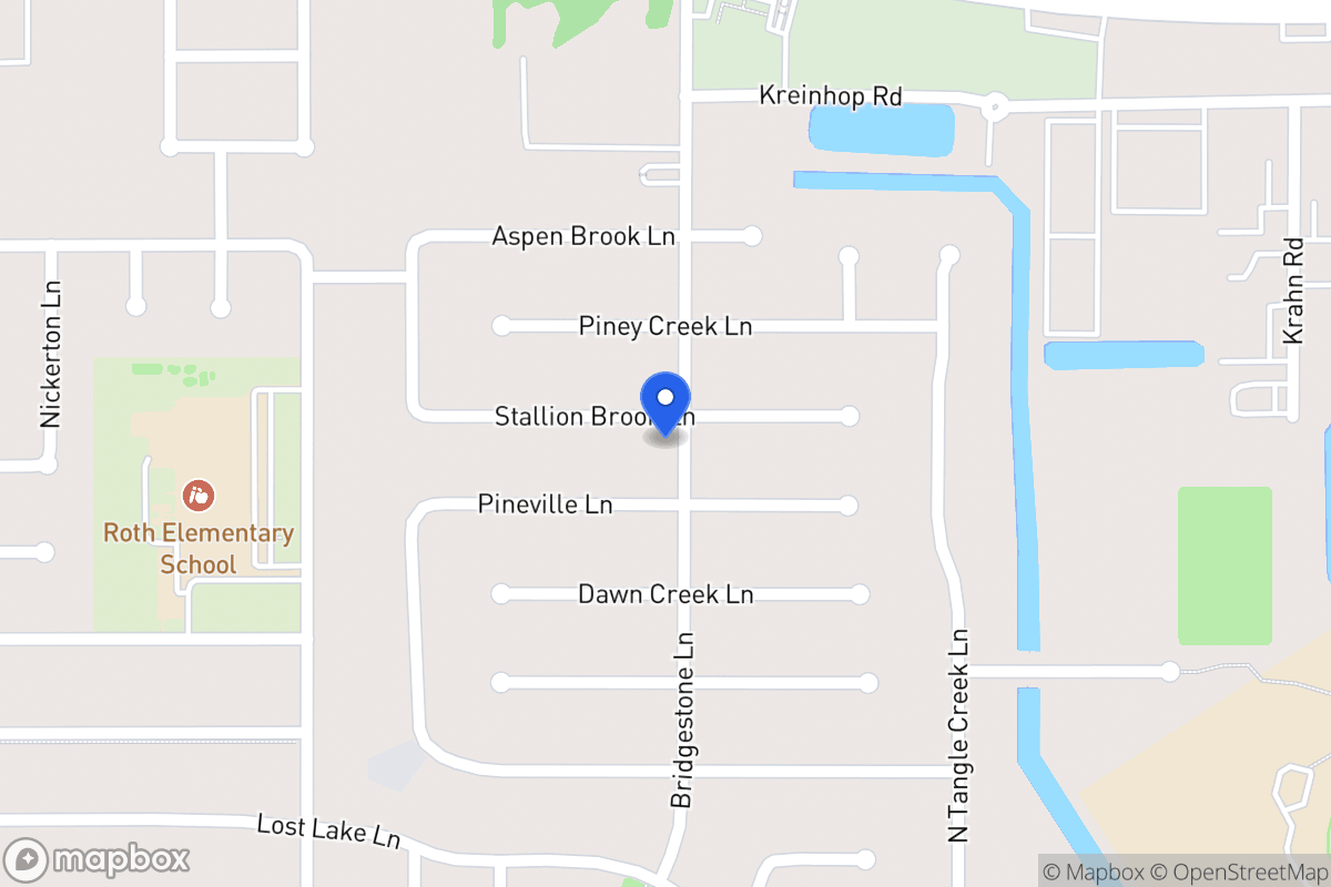 Map of 4403 Stallion Brook Ln, Spring