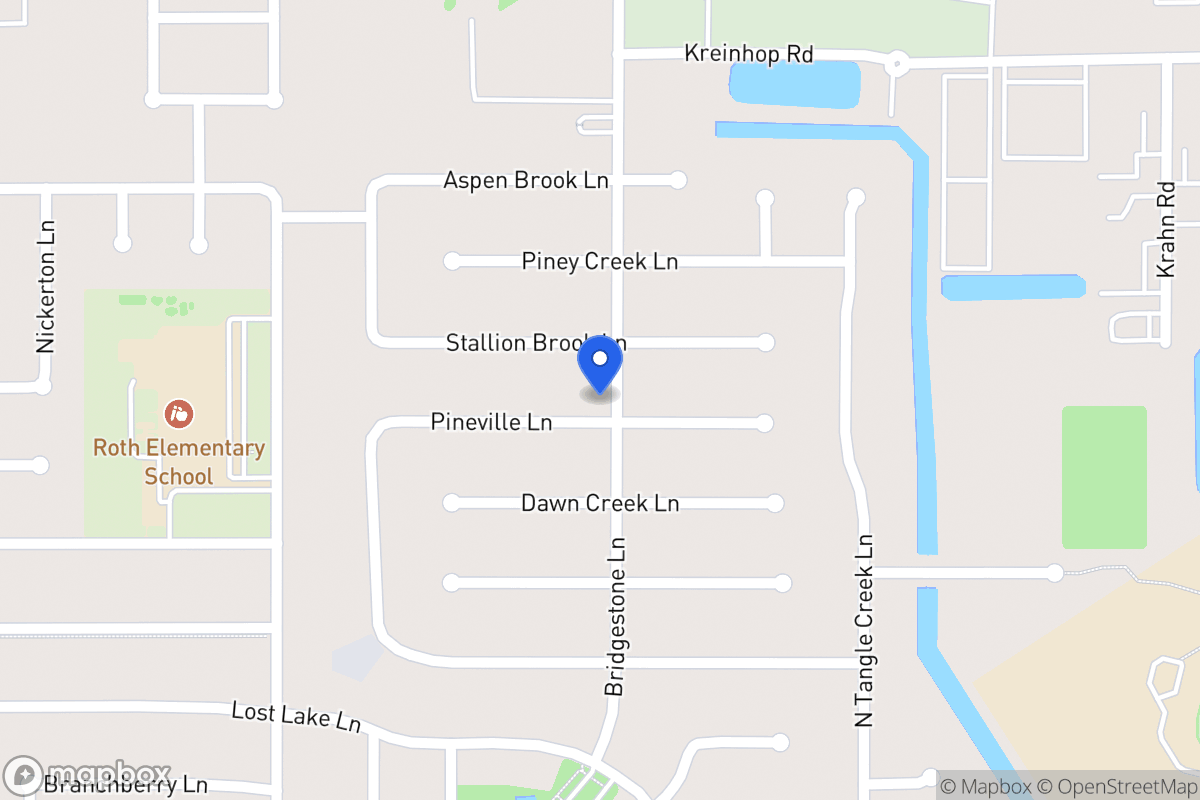 Map of 4402 Pineville Ln, Spring