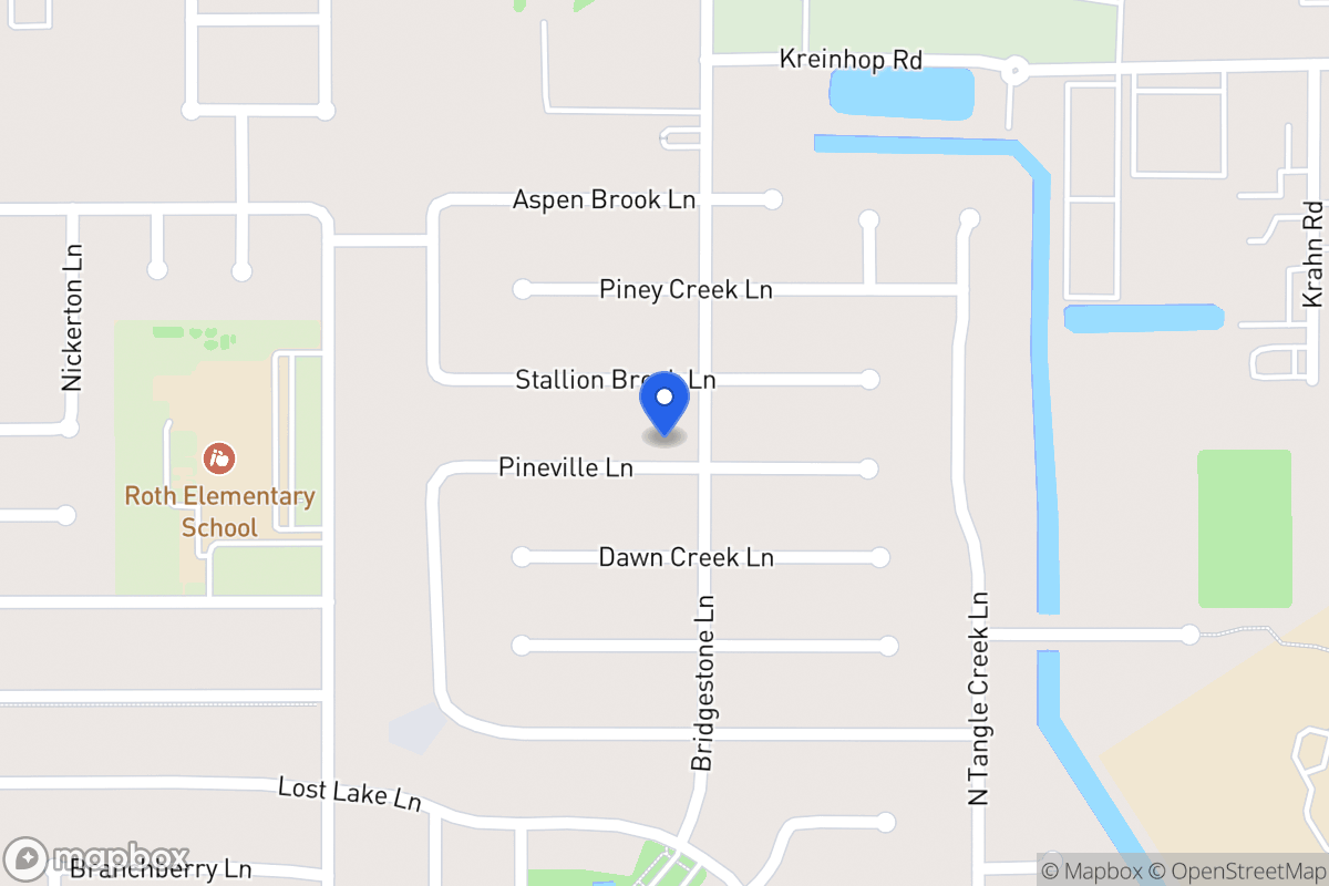 Map of 4406 Pineville Ln, Spring