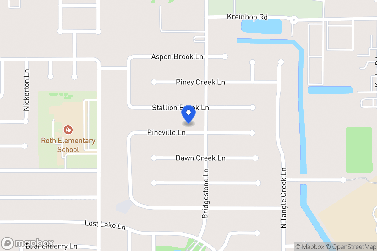 Map of 4410 Pineville Ln, Spring