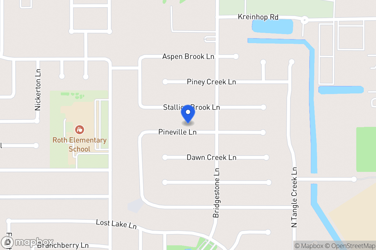 Map of 4418 Pineville Ln, Spring