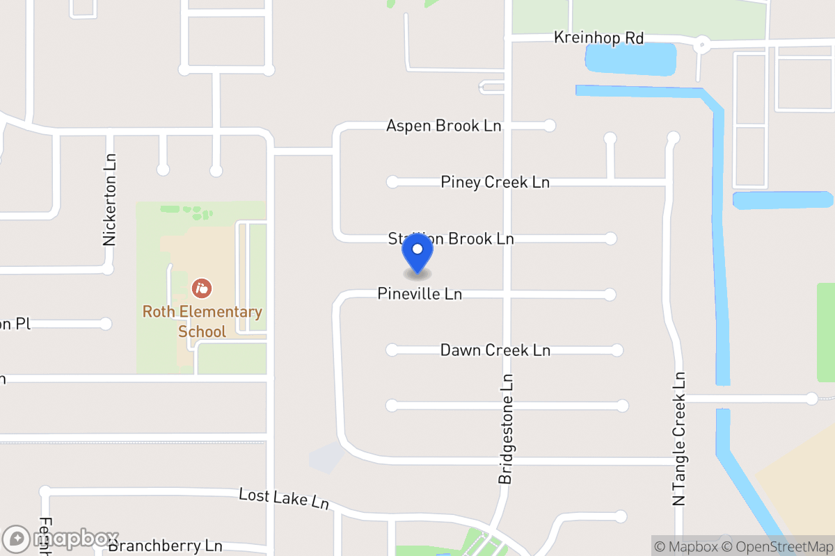 Map of 4502 Pineville Ln, Spring