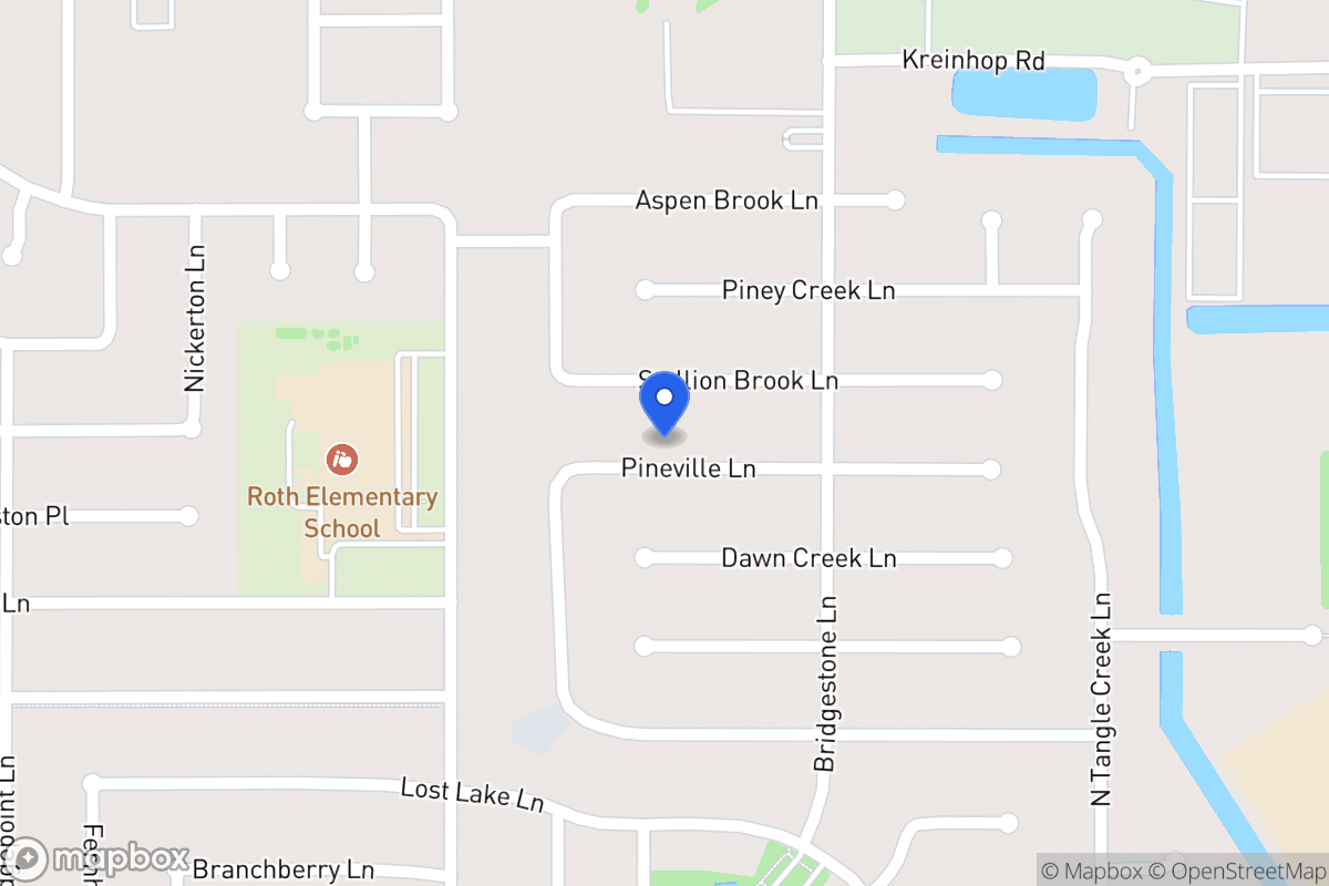 Map of 4506 Pineville Ln, Spring