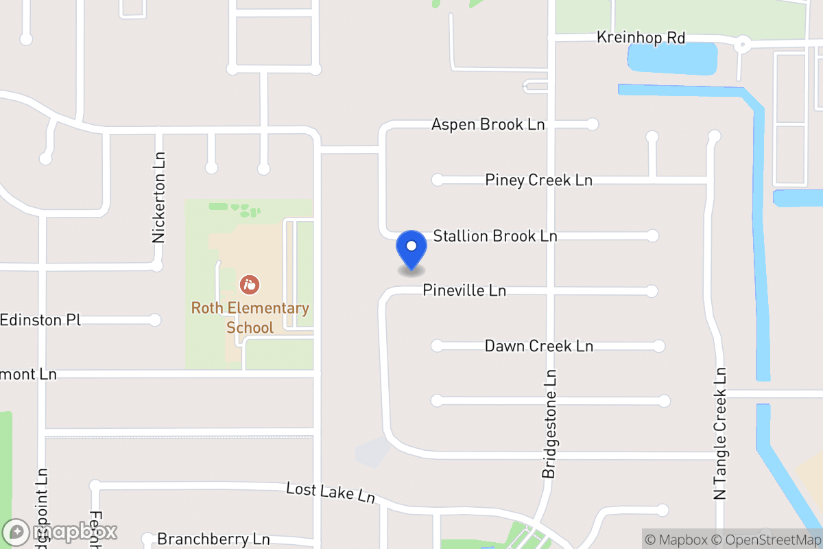 Map of 4518 Pineville Ln, Spring