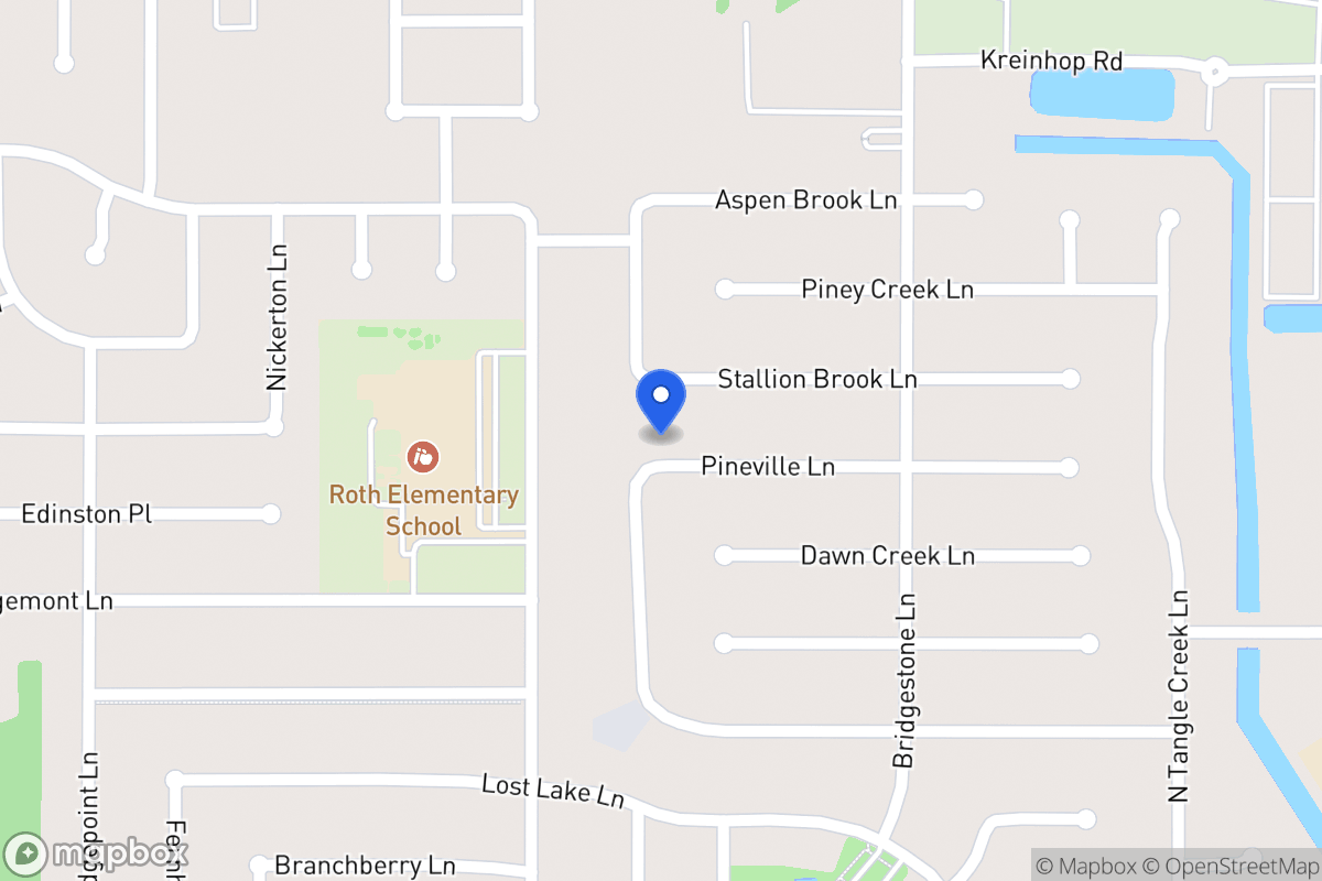 Map of 4522 Pineville Ln, Spring