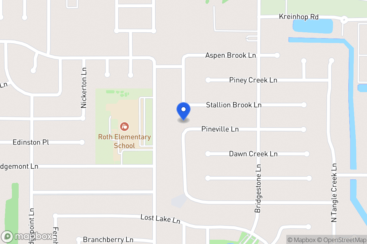 Map of 4526 Pineville Ln, Spring