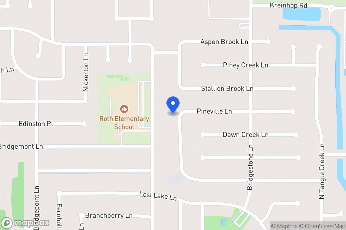 Map of 21619 Slippery Creek Ln, Spring