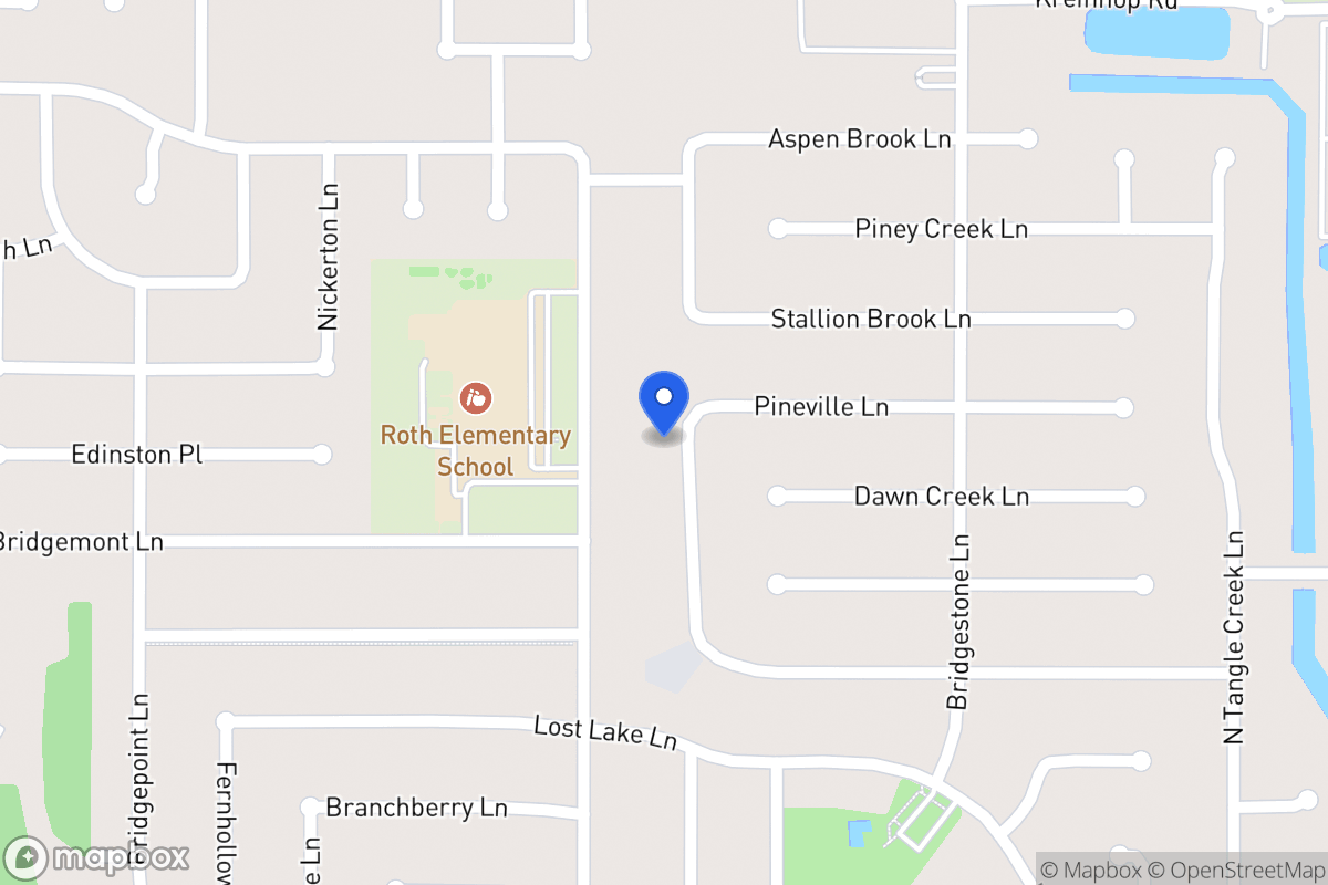 Map of 21615 Slippery Creek Ln, Spring