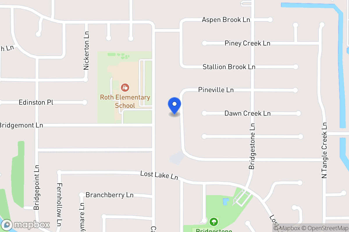 Map of 21603 Slippery Creek Ln, Spring