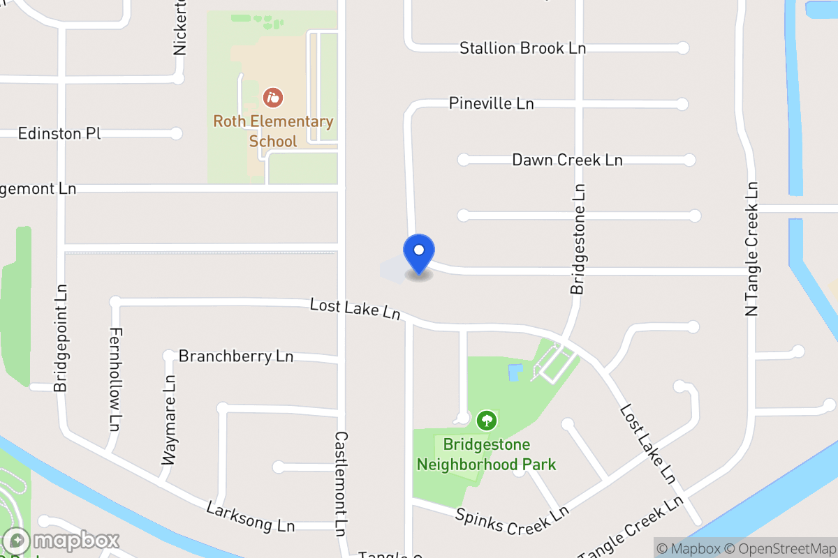 Map of 4527 Owens Creek Ln, Spring