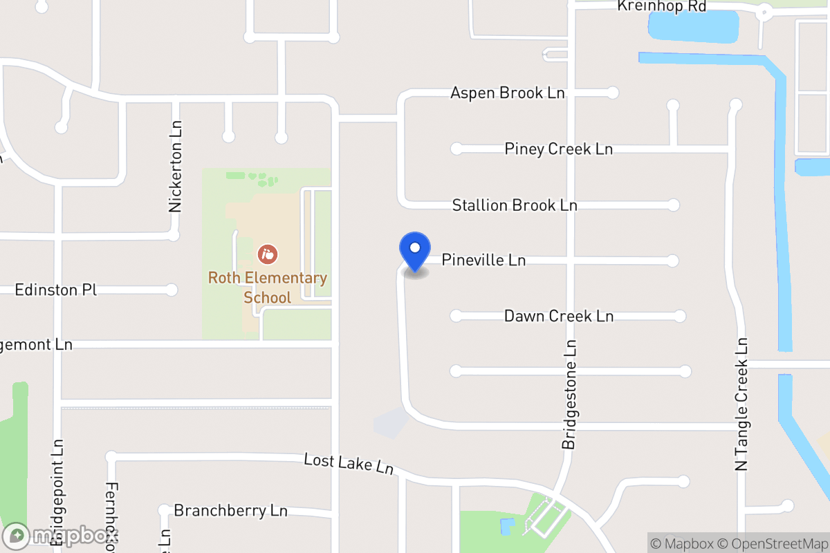 Map of 4523 Pineville Ln, Spring