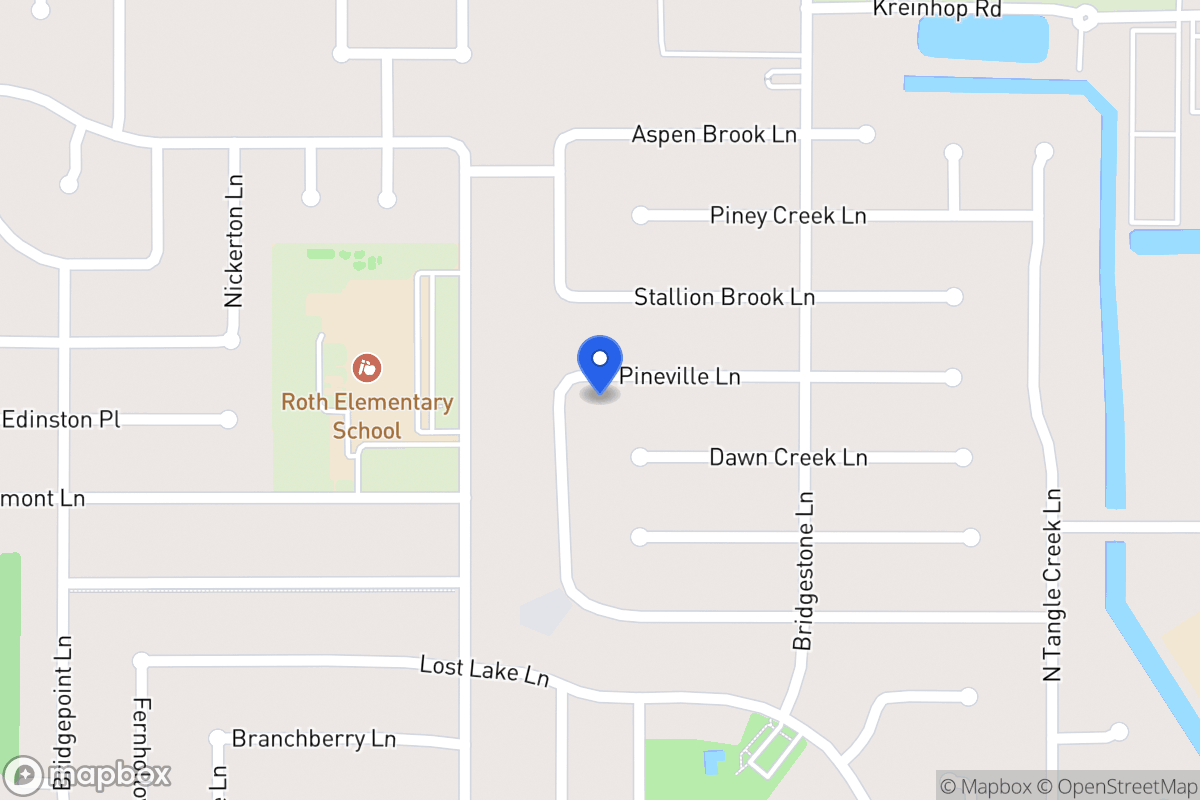 Map of 4519 Pineville Ln, Spring