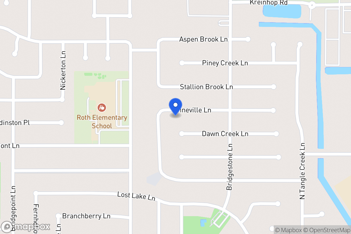 Map of 4515 Pineville Ln, Spring