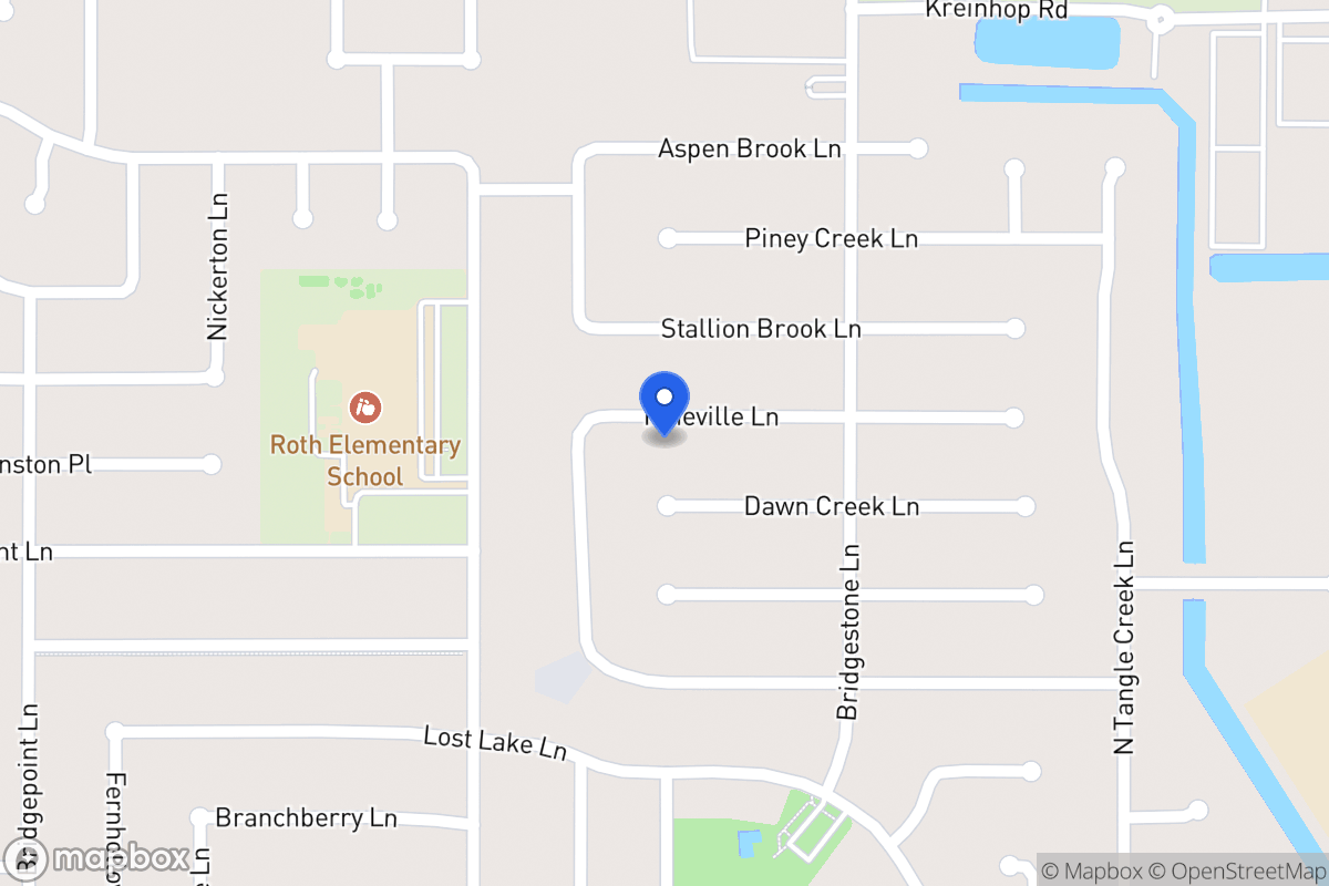 Map of 4511 Pineville Ln, Spring