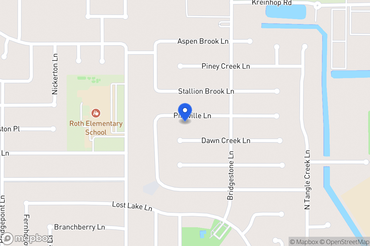 Map of 4507 Pineville Ln, Spring
