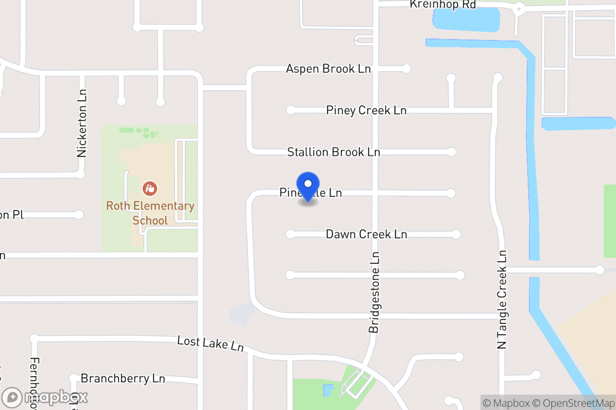 Map of 4503 Pineville Ln, Spring