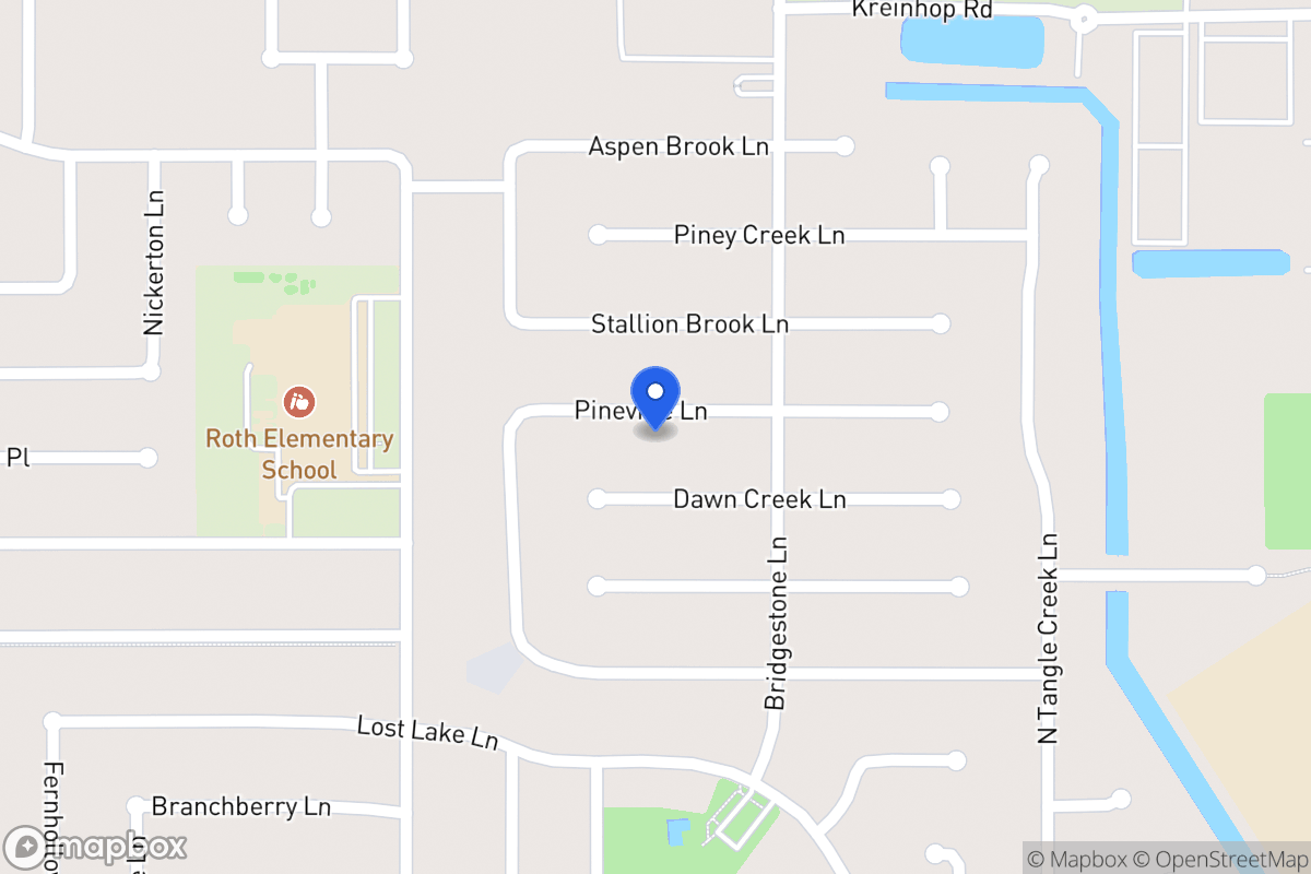 Map of 4423 Pineville Ln, Spring