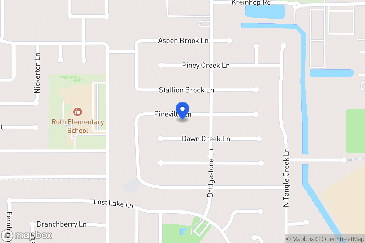 Map of 4419 Pineville Ln, Spring