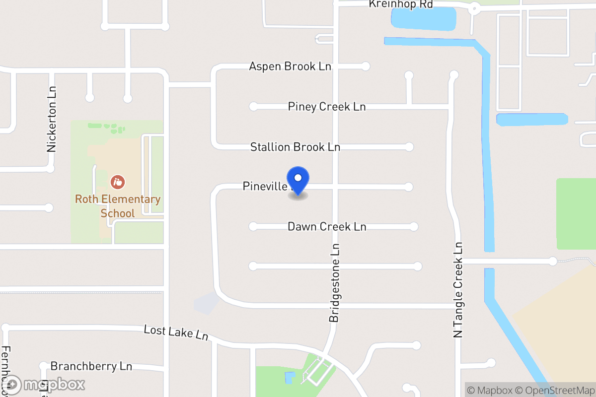 Map of 4415 Pineville Ln, Spring