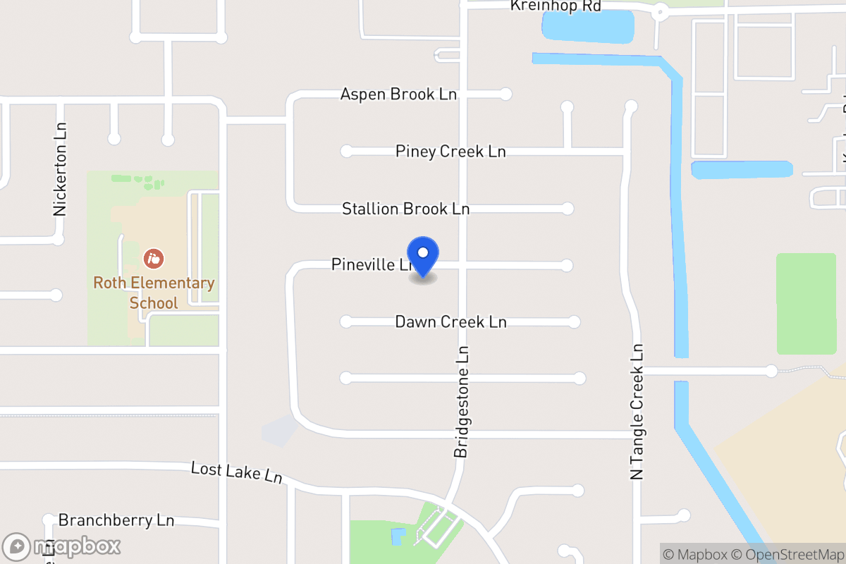 Map of 4411 Pineville Ln, Spring
