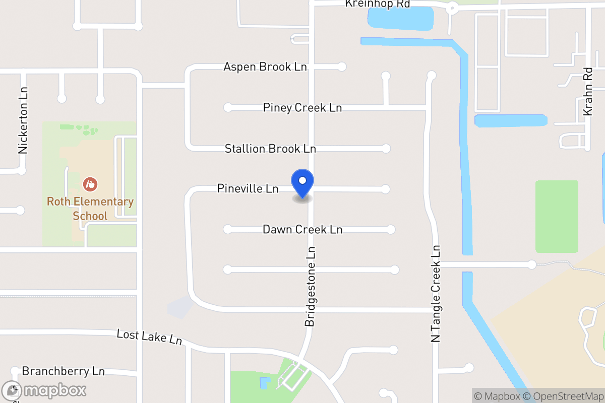 Map of 4403 Pineville Ln, Spring
