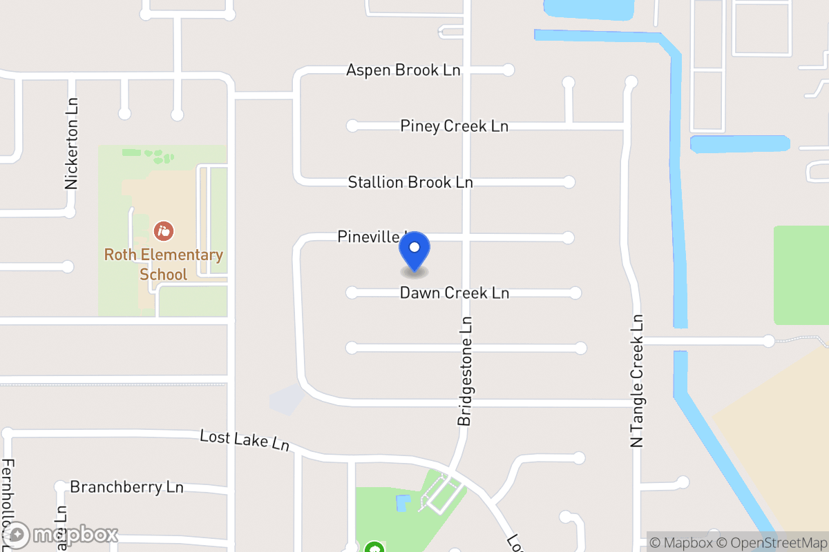 Map of 4414 Dawn Creek Ln, Spring