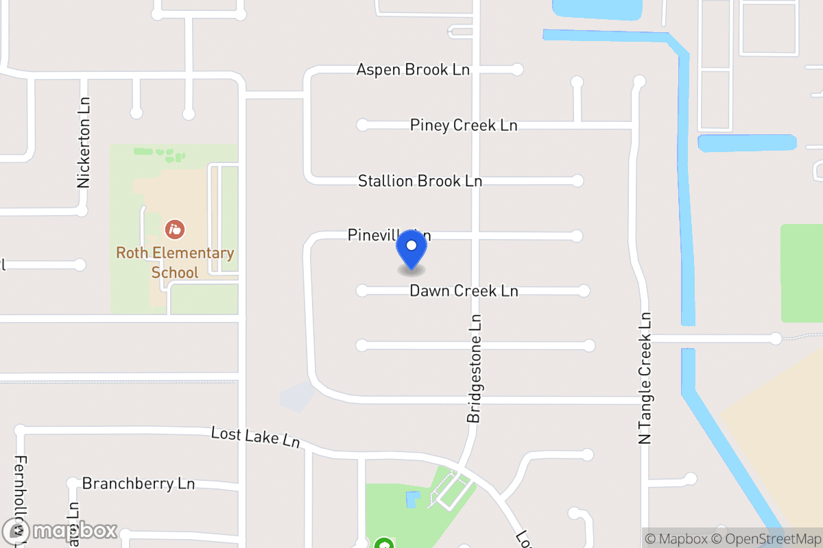 Map of 4418 Dawn Creek Ln, Spring