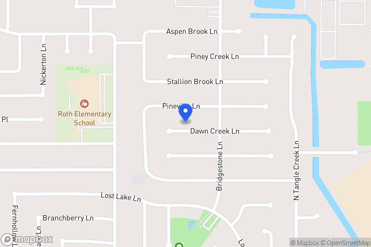 Map of 4502 Dawn Creek Ln, Spring