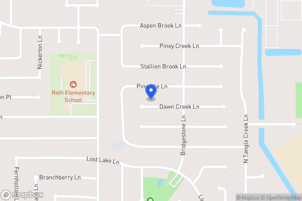 Map of 4506 Dawn Creek Ln, Spring