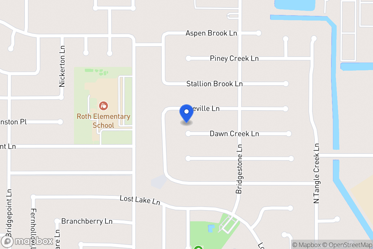 Map of 4514 Dawn Creek Ln, Spring