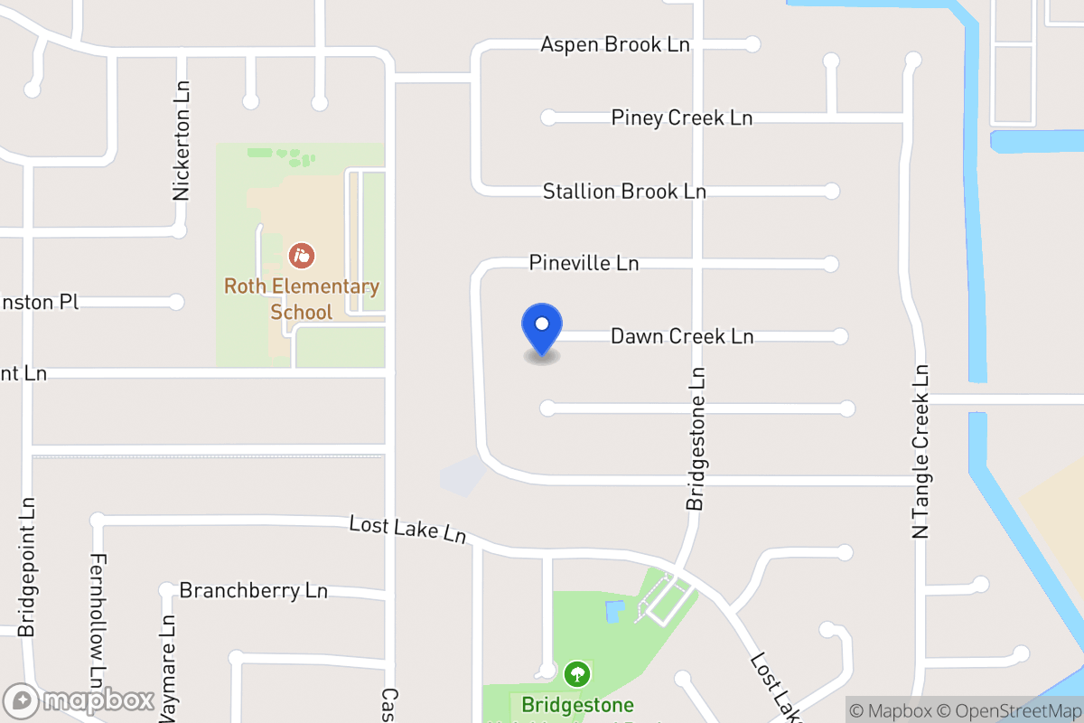 Map of 4515 Dawn Creek Ln, Spring