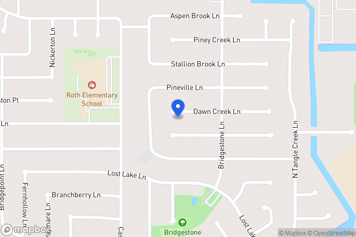 Map of 4511 Dawn Creek Ln, Spring