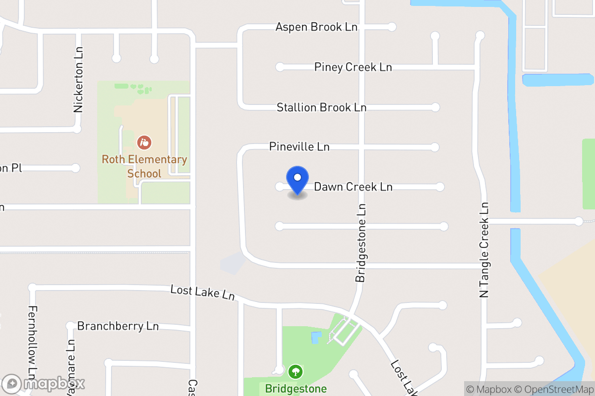 Map of 4507 Dawn Creek Ln, Spring