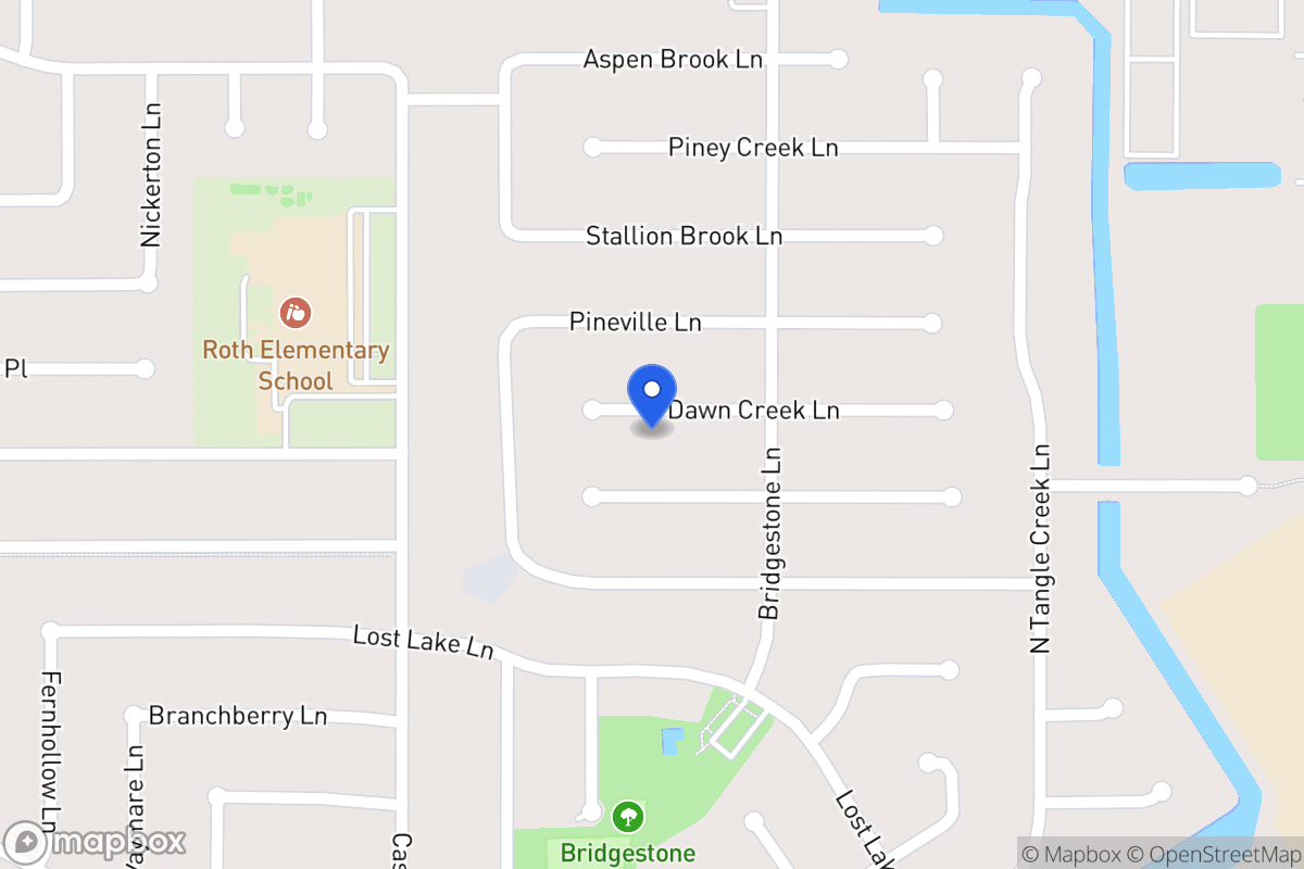 Map of 4503 Dawn Creek Ln, Spring