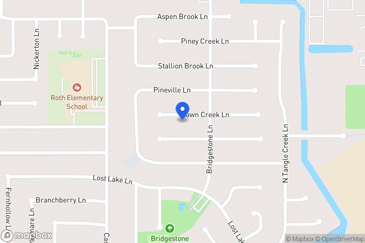 Map of 4419 Dawn Creek Ln, Spring