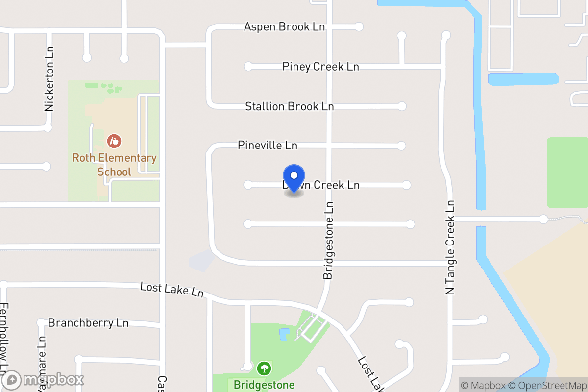 Map of 4415 Dawn Creek Ln, Spring