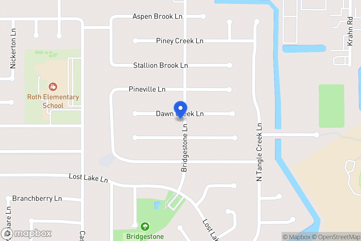 Map of 4403 Dawn Creek Ln, Spring