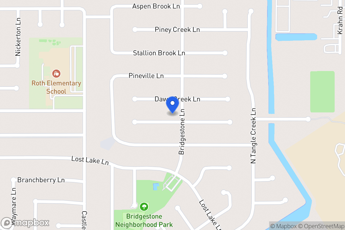 Map of 4406 Shalom Creek Ln, Spring