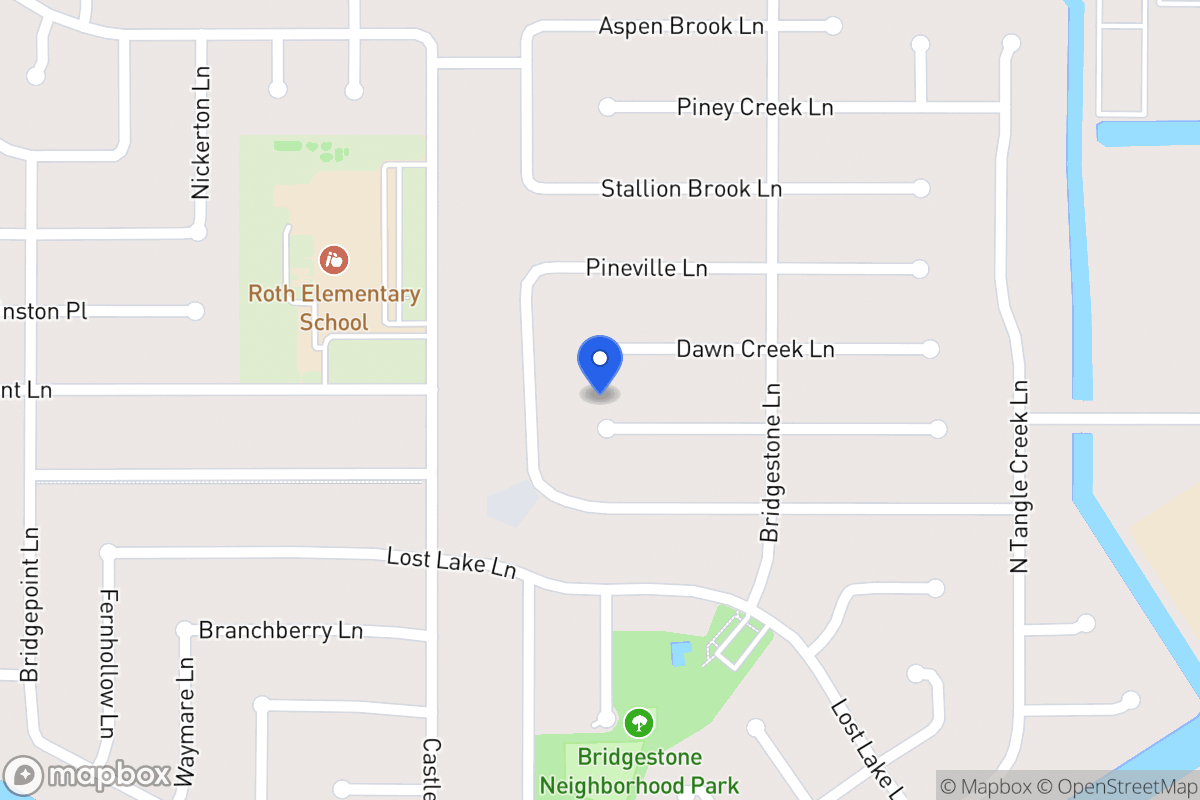 Map of 4514 Shalom Creek Ln, Spring