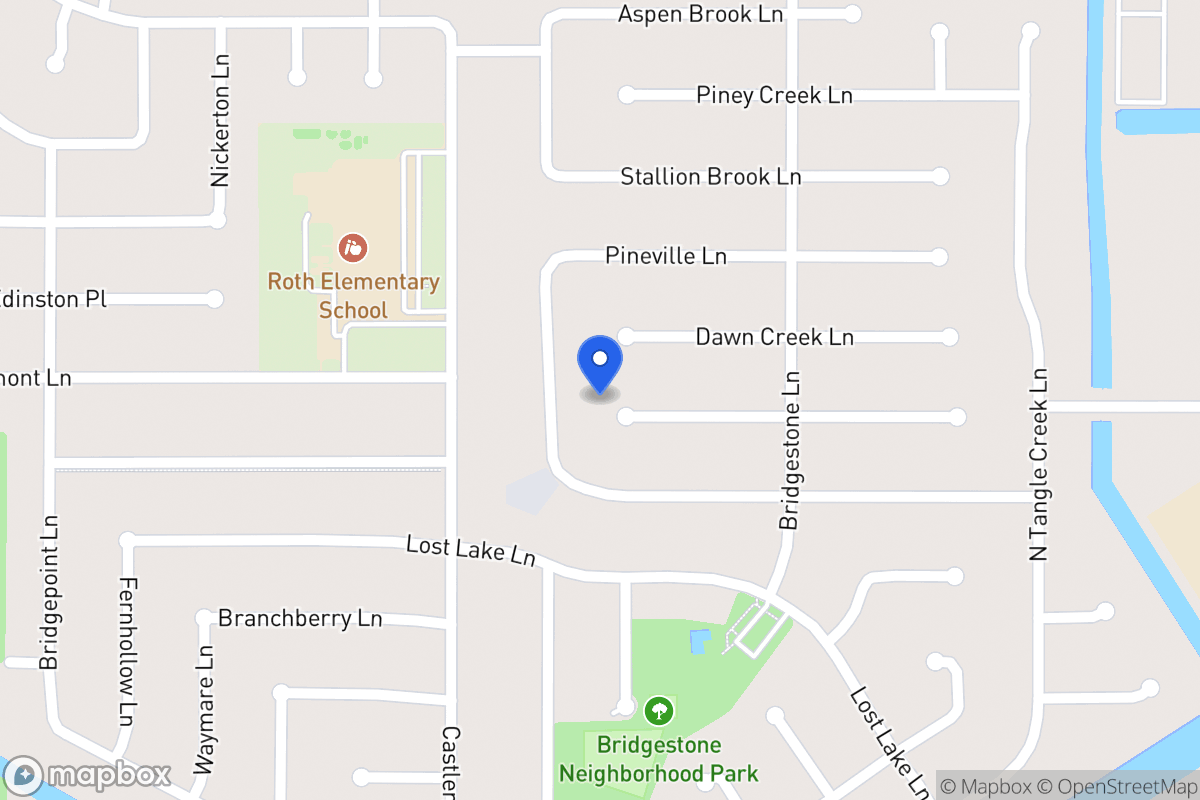 Map of 4518 Shalom Creek Ln, Spring