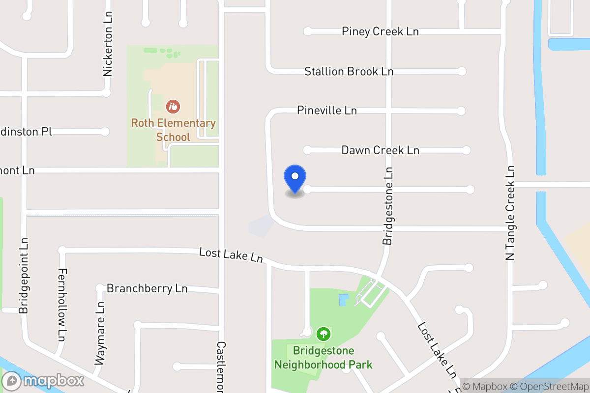Map of 4519 Shalom Creek Ln, Spring