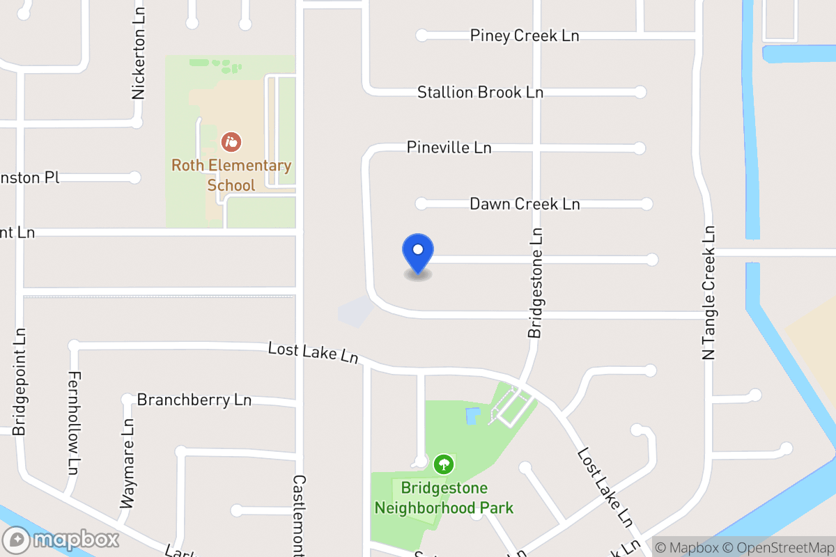 Map of 4515 Shalom Creek Ln, Spring